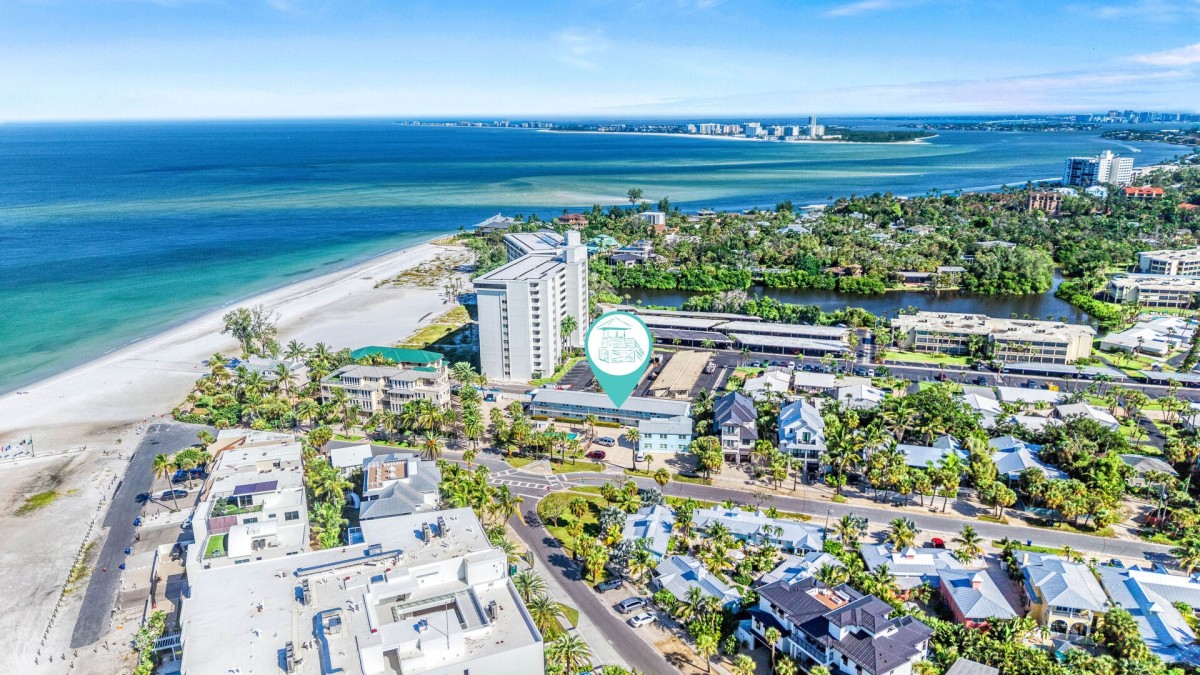Beach days are practically built into your stay with Siesta Key's white sand just a short stroll away.