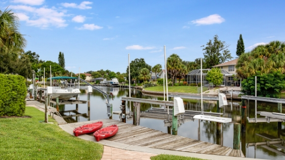 canal-front properties