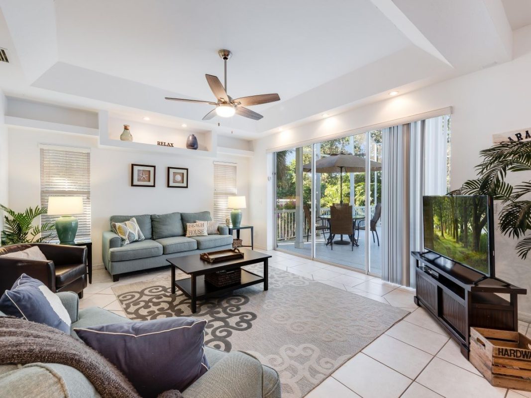 interior of siesta key rental