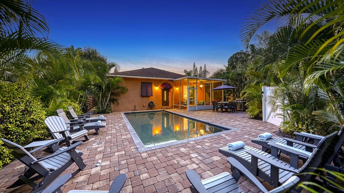 siesta key vacation rental with private pool oasis 