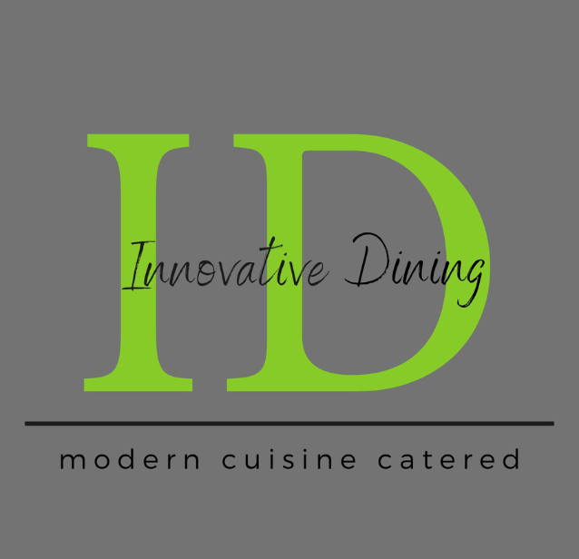 Clean logo with green letters 'ID' for Innovative Dining modern cuisine.