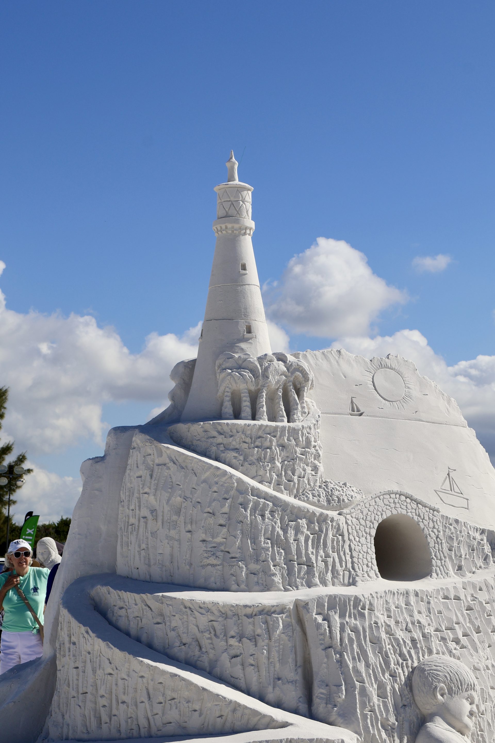 Siesta Key Crystal Classic Sand Sculpture Lighthouse